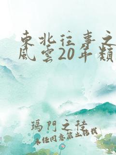 东北往事之黑道风云20年类似小说