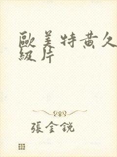欧美特黄久久一级片