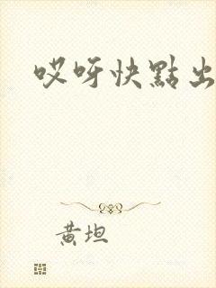 哎呀快点出来
