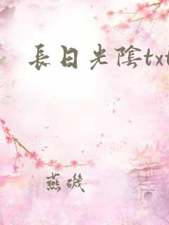 长日光阴txt