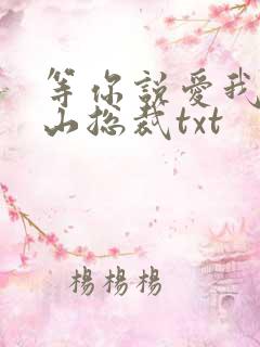 等你说爱我之冰山总裁txt