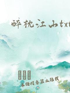 醉枕江山txt