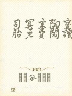 司冥寒陶宝六胞胎免费阅读笔趣阁