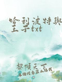 哈利波特与混血王子txt
