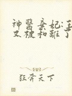 神医弃妃:王爷又被和离了