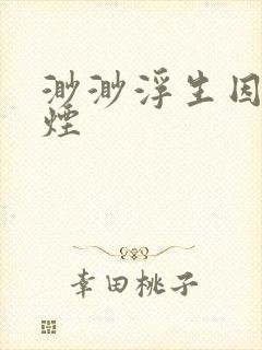 渺渺浮生因你成烟