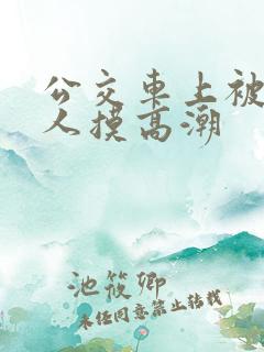 公交车上被陌生人摸高潮