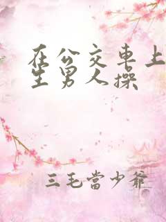 在公交车上被陌生男人操
