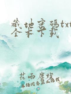 藏地密码txt全本下载