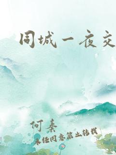 同城一夜交友