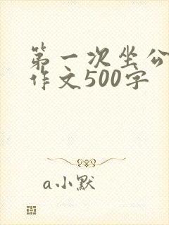 第一次坐公交的作文500字