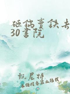 砸锅卖铁去上学30书院