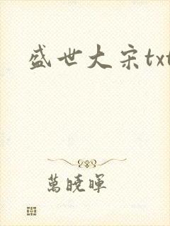 盛世大宋txt
