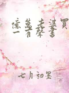 亿万老婆买一送一有声书