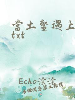 当土鳖遇上海龟txt
