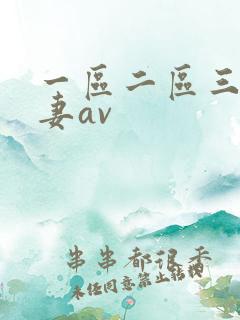 一区二区三区人妻av