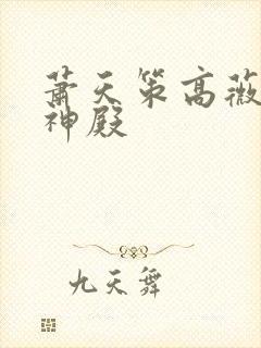 萧天策高薇薇天神殿