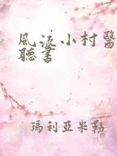 风流小村医在线听书