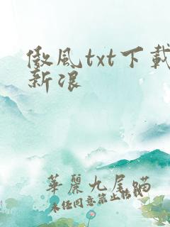 傲风txt下载新浪