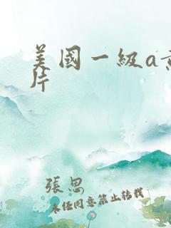 美国一级a黄大片