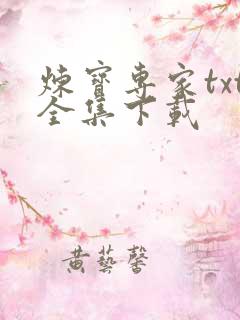 炼宝专家txt全集下载