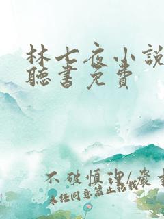 林七夜小说有声听书免费