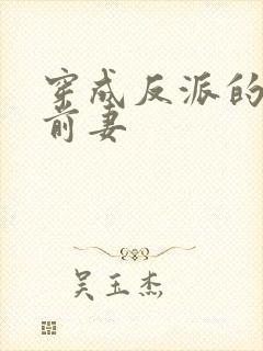 穿成反派的炮灰前妻