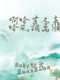 啊哈有人来了啊哈风调禹顺