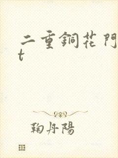 二重铜花门txt
