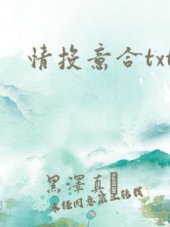情投意合txt