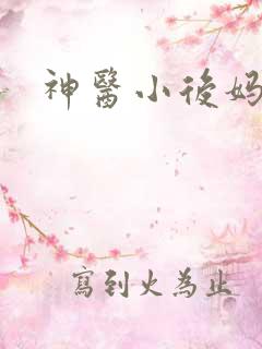 神医小后妈