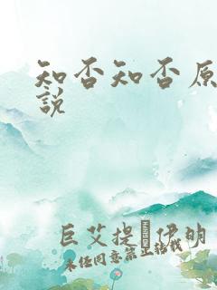 知否知否原著小说