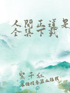 人间正道是沧桑全集下载