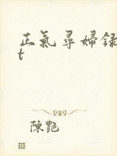 正气寻妇录txt