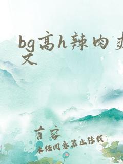 bg高h辣肉爽文