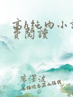 高h纯肉小说免费阅读