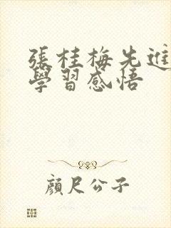 张桂梅先进事迹学习感悟