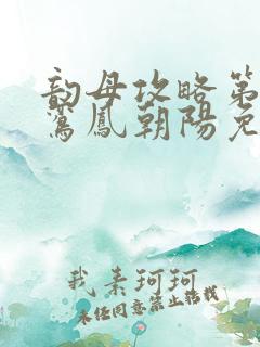 韵母攻略第二部鸾凤朝阳免费阅读