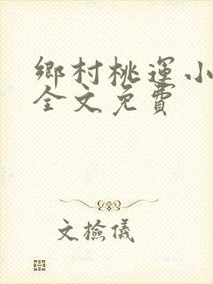 乡村桃运小傻医全文免费
