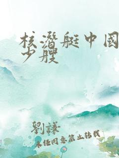 核潜艇中国有多少艘
