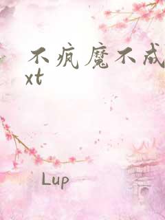 不疯魔不成活txt