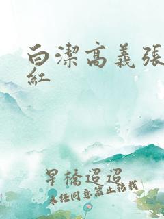 白洁高义张敏梅红