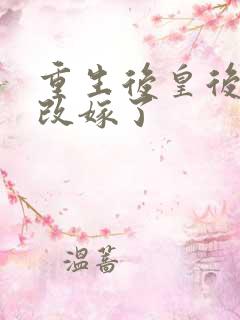 重生后皇后娘娘改嫁了