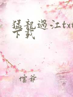 猛龙过江txt下载
