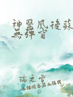 神医凰后苏小暖无弹窗