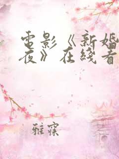 电影《新婚快乐夜》在线看