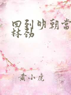 回到明朝当王爷林劲