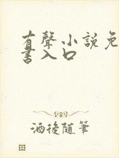 有声小说免费听书入口