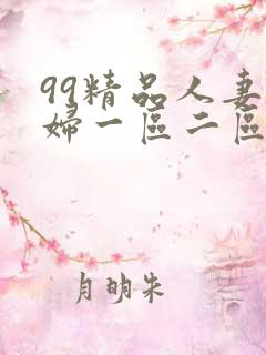 99精品人妻少妇一区二区人人妻
