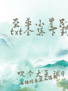 至尊小农民下载txt全集下载